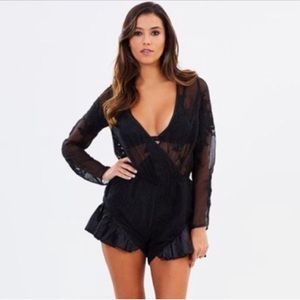 Airlie / REVOLVE Leonie Wrap Playsuit Romper